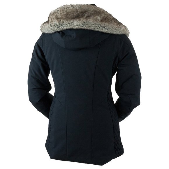 Obermeyer, Woman's Ski /Winter Jacket  -the  Siren Faux Fur Insulated Ski Jacket - Picture 2 of 6